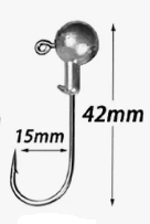 Набор Джиг-головка 5,0 гр. 3шт.кр.№3/0