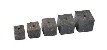 Кубики макухи со сквозным отверстием КУБОЙЛ 13 мм.