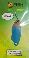 Блесна F.S. колеблющаяся COWL  1,8 гр #19
