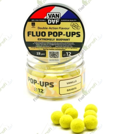 Поп-апы VAN DAF Ваниль, 12 мм. 25 шт