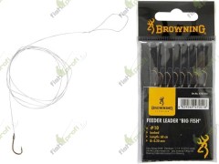 Крючки с поводками №10 BIG Fish 0.18mm Bronze 100 cm(1 уп. - 8 шт.) Browning