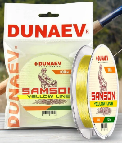 Леска Dunaev Samson Yellow 0.28мм 100м