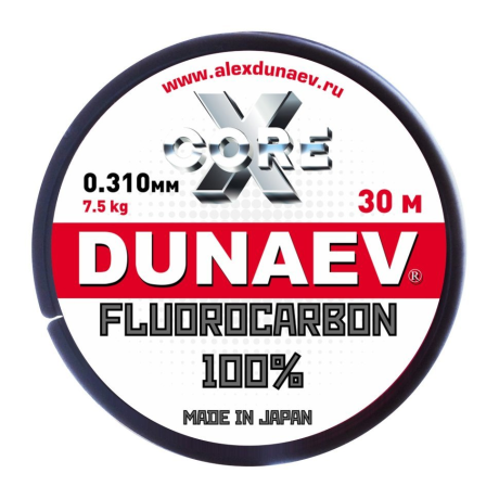 Леска Dunaev Fluorocarbon 0.310мм 30м