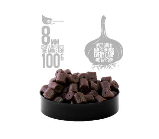 FFEM Spicy Garlic Halibut pellets - Пеллетс насадочный 8 mm.