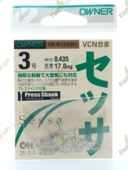 Крючки Hera Sessa «Owner» №3 (0,435 мм, 17,0 мг)