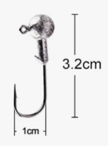 Набор Джиг-головка 6,0 гр. 3шт.кр.№ 1