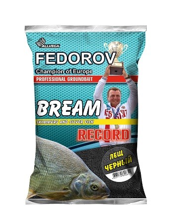 Прикормка ALLVEGA "FEDOROV RECORD" 1 кг (ЛЕЩ ЧЕРНЫЙ)