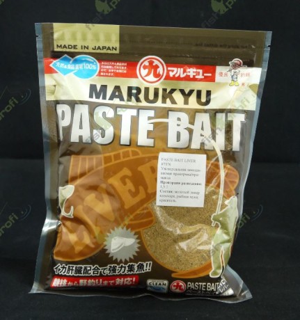 Насадка - аттрактант универсальная «Pasta Bait liver» Marukyu 250 грамм