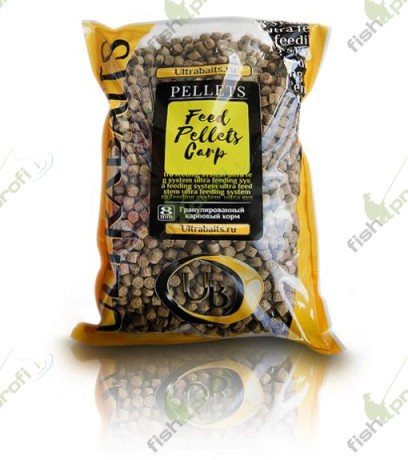 Пеллетс ULTRABAITS карповый, классический, рыбный 8 мм., 900 гр.