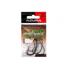 Крючки Azura Long Offset Worm Hook №3/0 4шт