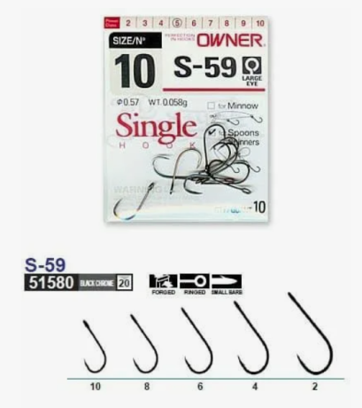 Крючок OWNER S-59  №10