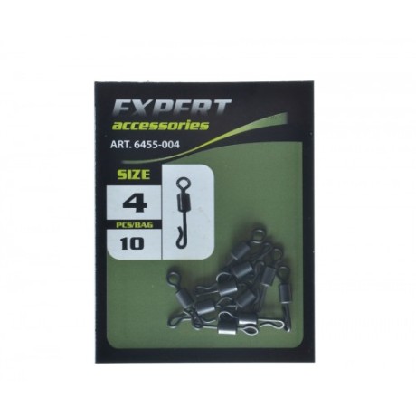 Вертлюг быстросъемный Carp Pro Quick Change №4 10шт