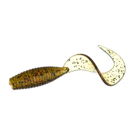 Твистер Flagman Moon 2,5" Green pumpkin 6,3см 10шт