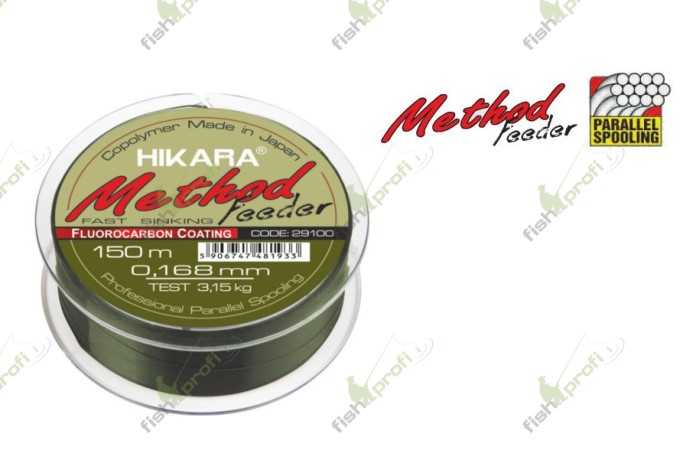 Леска TRAPER Method Feeder Green 150м (6,90кг/15,19Lb) 0,245 мм