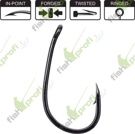 Крючки карповые CARP ULTRA Hikara (Япония) чер. хром №2 ТРАПЕР