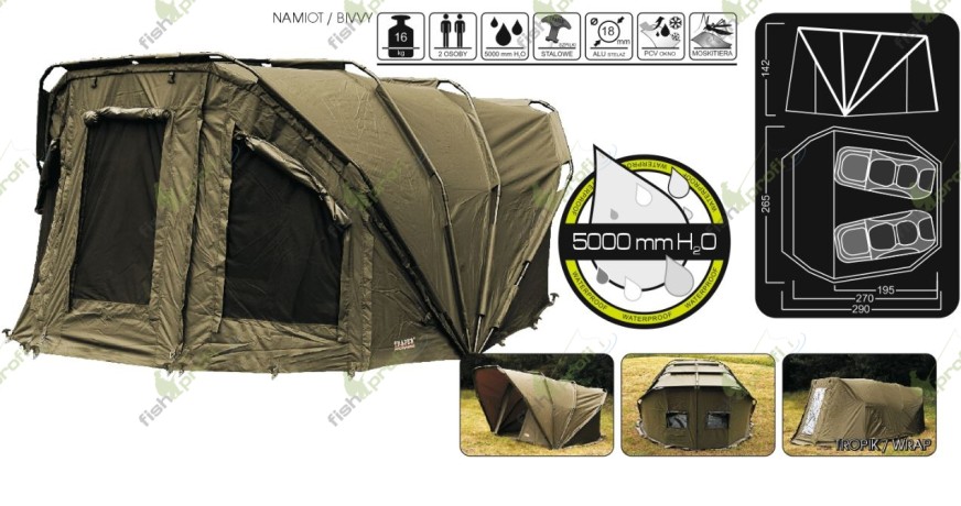 TRAPER PROGRESS BIVVY - Палатка карповая (270 х 265 х 142 см)