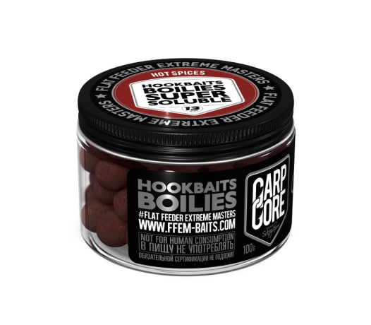 FFEM Super Soluble Boilies HNV Hot Spices - Растворимые (Пылящие) насадочные бойлы  13mm
