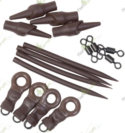 KORUM SMALL RUNNING RIG KIT - F.W.BROWN Оснастка фидерная (коричневый)