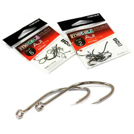 Крючки metsui AJI цвет bln, размер № 7,( в уп. 12 шт.)