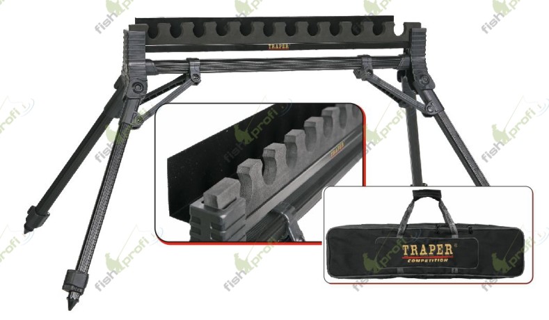 Подставка под удилища "TRAPER"  "Concours" с фиксатором 12 секций