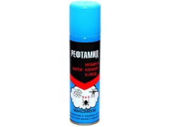 Спрей от комаров, мошек, клещей РЕФТАМИД 147 мл для одежды и тела