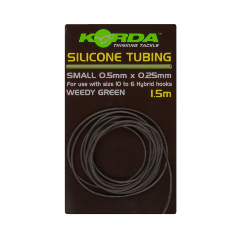 Sleeves Silicone Korda 20 Manicotti In Silicone Korda Weedy Green - Per Clip, Vortice E Attacchi Da Pesca A Sinistra Accessori Terminali Carpa - Foto 5