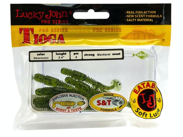 Силиконовая приманка Lucky Jonn Tioga 2.4" #PA01