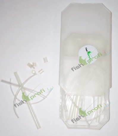 Набор силиконовых кембриков для поплавков (прозрачные)