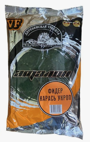 Прикормка Деревенская Трапеза VF Эталон фидер карась Укроп 0.9 кг.