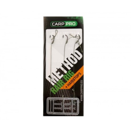 Поводки с крючком Carp Pro Method Hair Rig Hooklink 15 lb №10