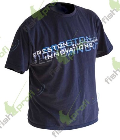 Футболка  голубая с принтом  PRESTON PRINTED BLUE р-р M