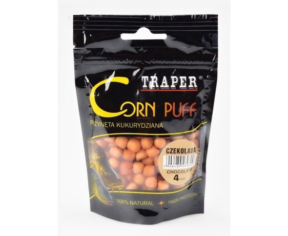 Corn puff 4мм/20гр Czekolada TRAPER Трапер Кукуруза воздушная шоколад