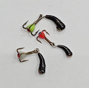 Мормышка Уралка с подвесным тройником	 0.25 гр.