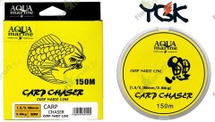 Леска рыболовная  YGK &quot;CARP CHASER&quot; 1.0 (0,165 мм, 2,84.кг.)  150 м., светло-коричневая (Япония)