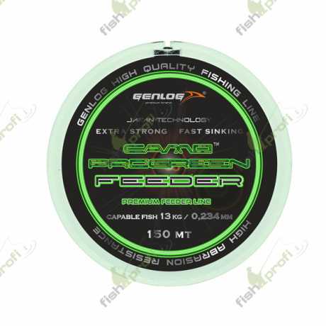 Леска рыболовная GENLOG CAMO PROGREEN FEEDER 0,234 мм 150 м