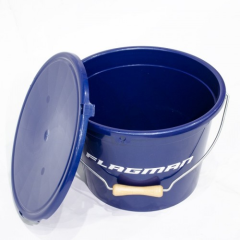 Ведро с крышкой Flagman 13л синее