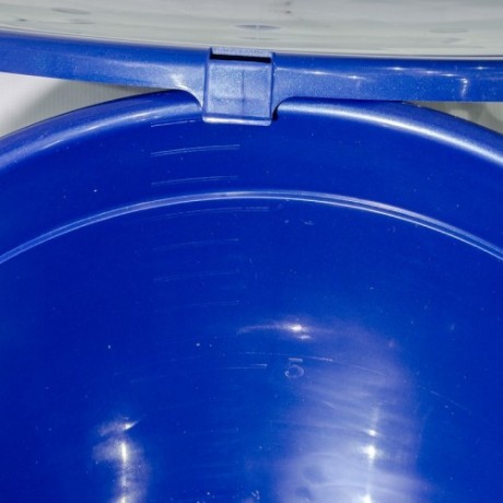 Ведро с крышкой Flagman 13л синее