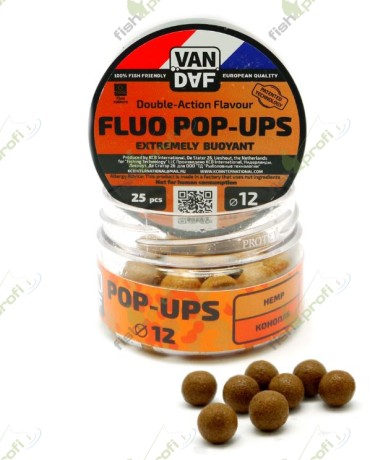 Поп-апы VAN DAF Конопля, 12 мм. 25 шт