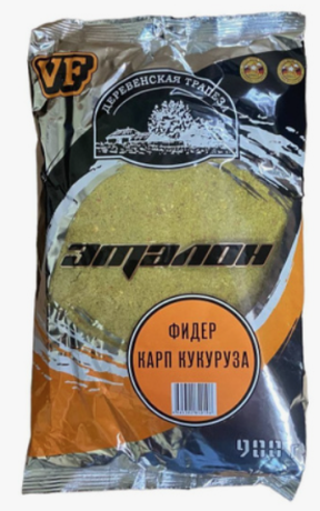 Прикормка Деревенская Трапеза VF Эталон фидер карп Кукуруза 0.9 кг.