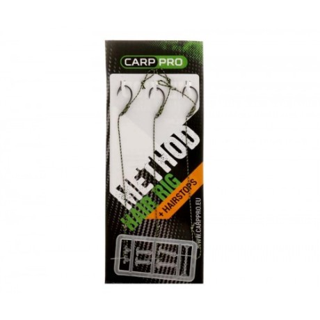 Поводки с крючком Carp Pro Method Hair Rig Hooklink 25 lb №6
