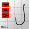 Крючки metsui BEAK цвет bln, размер № 6/0, (в уп. 6 шт.)