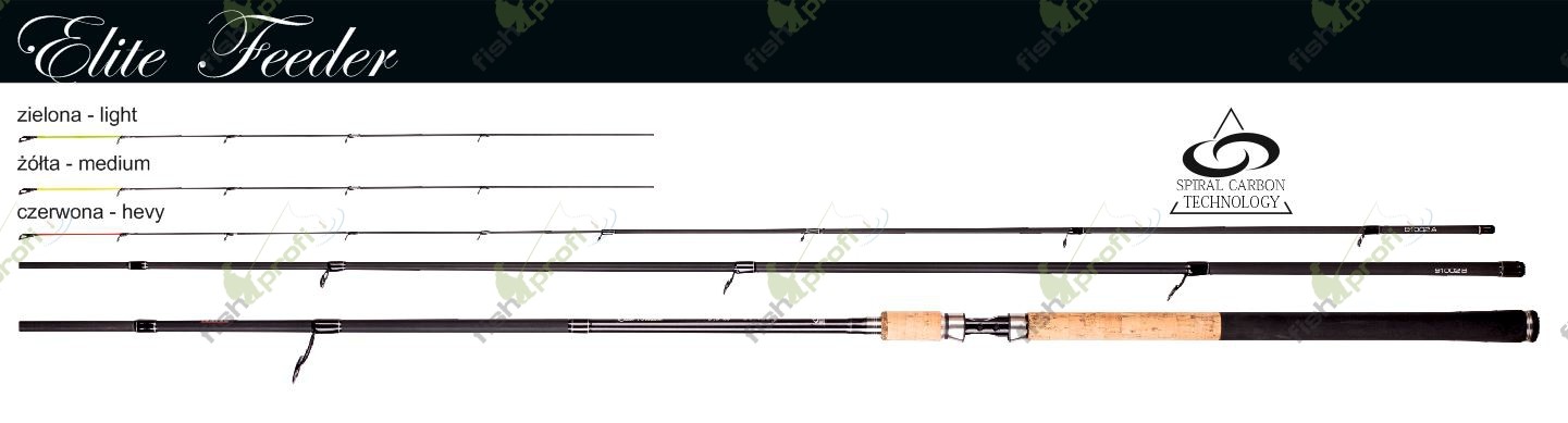 Удилище фидерное TRAPER Elite Feeder 3,6м, 60-120 гр.