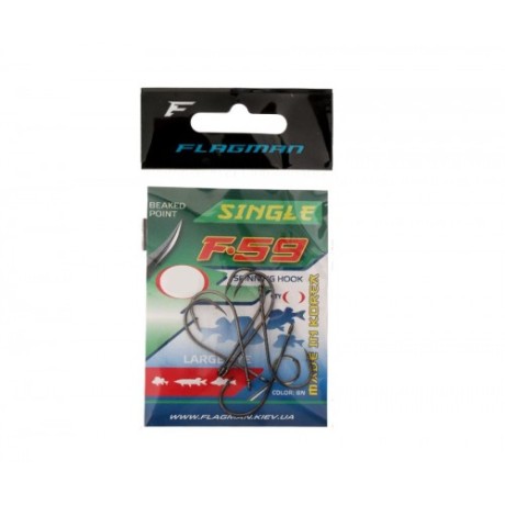 FLAGMAN Крючок F-59 №1/0 6шт