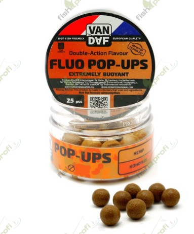 Поп-апы VAN DAF Конопля, 15 мм.