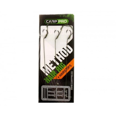 Поводки с крючком Carp Pro Method Hair Rig Hooklink 25 lb №8