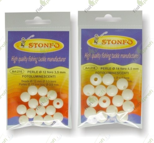 Бусинки Stonfo люминисцетные круглые D 4,5 мм
