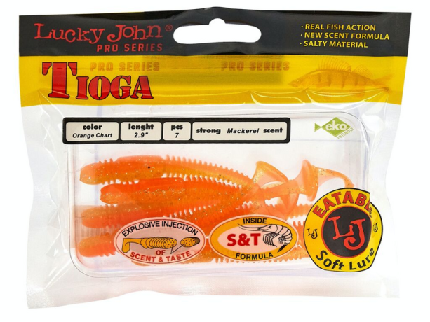 Силиконовая приманка Lucky Jonn Tioga 2.9" #T26