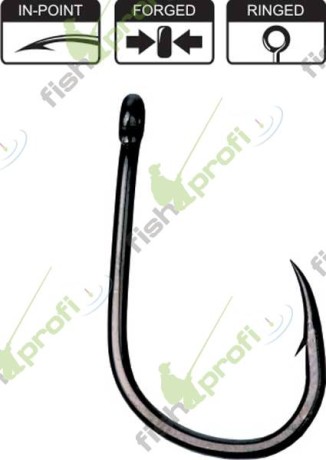 Крючки CARP CLASSIC Hikara (Япония)  черный хром №1/0 ТРАПЕР