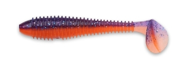 Силиконовые приманки Keitech Swing Impact 3" PAL (10шт) Цвет №09 Violet Firre