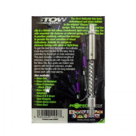 Механический индикатор поклевки Korda Stow Indicator Complete Assembly Purple